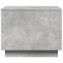 Mesa de centro con luces LED gris hormigón 50x50x40 cm by vidaXL, Coffee table - Ref: Foro24-839871, Price: 46,51 €, Discount: %