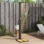 Außendusche aus PE-Rattan und schwarzem Akazienholz, 50x55x224 cm. von vidaXL, Pool- und Spa-Zubehör - Ref: Foro24-368206, Pr...