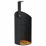 Ducha de exterior ratán PE y acacia negro 100x100x241,5 cm by vidaXL, Pool and spa accessories - Ref: Foro24-368212, Price: 3...