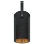 Ducha de exterior ratán PE y acacia negro 100x100x241,5 cm by vidaXL, Pool and spa accessories - Ref: Foro24-368212, Price: 3...