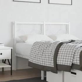 Weißes Metallkopfteil 120 cm von vidaXL, Kopf- und Fußteile - Ref: Foro24-376306, Preis: 41,01 €, Rabatt: %