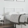 Cabecero de metal blanco 120 cm de vidaXL, Cabeceros y pies de cama - Ref: Foro24-376306, Precio: 40,95 €, Descuento: %