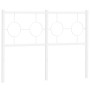 Weißes Metallkopfteil 120 cm von vidaXL, Kopf- und Fußteile - Ref: Foro24-376306, Preis: 41,48 €, Rabatt: %