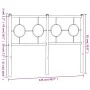 Cabecero de metal blanco 120 cm de vidaXL, Cabeceros y pies de cama - Ref: Foro24-376306, Precio: 40,95 €, Descuento: %