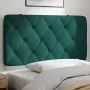 Padded dark green velvet headboard 100 cm by vidaXL, Headboards and footboards - Ref: Foro24-374717, Price: 50,44 €, Discount: %