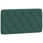 Cabecero de cama acolchado terciopelo verde oscuro 100 cm de vidaXL, Cabeceros y pies de cama - Ref: Foro24-374717, Precio: 5...