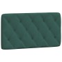 Padded dark green velvet headboard 100 cm by vidaXL, Headboards and footboards - Ref: Foro24-374717, Price: 50,44 €, Discount: %