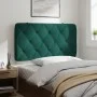 Cabecero de cama acolchado terciopelo verde oscuro 100 cm de vidaXL, Cabeceros y pies de cama - Ref: Foro24-374717, Precio: 5...