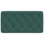 Padded dark green velvet headboard 100 cm by vidaXL, Headboards and footboards - Ref: Foro24-374717, Price: 50,44 €, Discount: %