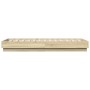 Estructura de cama madera de ingeniería roble Sonoma 75x190 cm de vidaXL, Camas y somieres - Ref: Foro24-839639, Precio: 62,9...