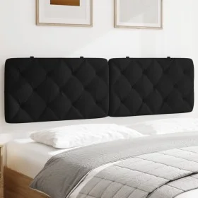 Gepolstertes Kopfteil aus schwarzem Samtstoff, 180 cm. von vidaXL, Kopf- und Fußteile - Ref: Foro24-374741, Preis: 73,24 €, R...