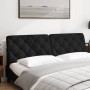 Gepolstertes Kopfteil aus schwarzem Samtstoff, 180 cm. von vidaXL, Kopf- und Fußteile - Ref: Foro24-374741, Preis: 74,43 €, R...