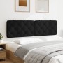 Gepolstertes Kopfteil aus schwarzem Samtstoff, 180 cm. von vidaXL, Kopf- und Fußteile - Ref: Foro24-374741, Preis: 74,43 €, R...