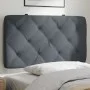 Cabecero de cama acolchado terciopelo gris oscuro 80 cm de vidaXL, Cabeceros y pies de cama - Ref: Foro24-374703, Precio: 43,...