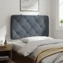 Cabecero de cama acolchado terciopelo gris oscuro 80 cm de vidaXL, Cabeceros y pies de cama - Ref: Foro24-374703, Precio: 43,...