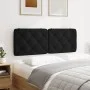 Gepolstertes Kopfteil aus schwarzem Samtstoff, 120 cm breit. von vidaXL, Kopf- und Fußteile - Ref: Foro24-374722, Preis: 36,5...