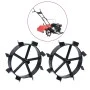 Metal wheels for gasoline plow 6.5 HP 2 pcs by vidaXL, Motocultivators - Ref: Foro24-146268, Price: 71,60 €, Discount: %