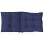 Niedrige Rückenkissen für Stühle, 2 Stück, marineblaues Gewebe. von vidaXL, Kissen für Stühle und Sofas - Ref: Foro24-377737,...
