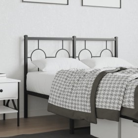 Schwarzes Metallkopfteil, 120 cm. von vidaXL, Kopf- und Fußteile - Ref: Foro24-376257, Preis: 45,77 €, Rabatt: %