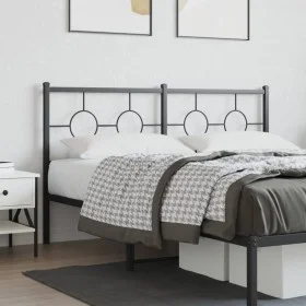 Schwarzes Metallkopfteil 150 cm von vidaXL, Kopf- und Fußteile - Ref: Foro24-376260, Preis: 43,97 €, Rabatt: %
