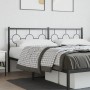 Schwarzes Metallkopfteil 180 cm von vidaXL, Kopf- und Fußteile - Ref: Foro24-376262, Preis: 47,75 €, Rabatt: %