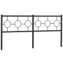 Schwarzes Metallkopfteil 180 cm von vidaXL, Kopf- und Fußteile - Ref: Foro24-376262, Preis: 47,06 €, Rabatt: %