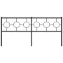 Schwarzes Metallkopfteil 180 cm von vidaXL, Kopf- und Fußteile - Ref: Foro24-376262, Preis: 47,06 €, Rabatt: %