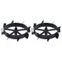 Ruedas de metal para arado de gasolina 6,5 HP 2 uds de vidaXL, Motocultivadores - Ref: Foro24-146268, Precio: 56,47 €