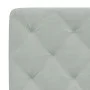Bed frame with light LED lights light gray velvet 90x200 cm by vidaXL, Beds and slatted bases - Ref: Foro24-3213831, Price: 1...