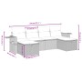 Set sofás de jardín 6 piezas y cojines ratán sintético marrón by vidaXL, Garden sets - Ref: Foro24-3263859, Price: 354,70 €, ...