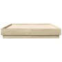 Estructura de cama madera de ingeniería roble Sonoma 120x190 cm de vidaXL, Camas y somieres - Ref: Foro24-3209886, Precio: 11...
