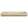 Bettgestell aus Sonoma-Eiche-Engineered-Holz 120x190 cm von vidaXL, Betten und Lattenroste - Ref: Foro24-3209886, Preis: 118,...