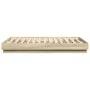 Engineered wood bed frame in Sonoma oak, 120x190 cm. by vidaXL, Beds and slatted bases - Ref: Foro24-3209886, Price: 117,47 €...