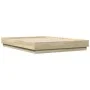 Engineered wood bed frame in Sonoma oak, 120x190 cm. by vidaXL, Beds and slatted bases - Ref: Foro24-3209886, Price: 117,47 €...