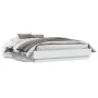 Estructura de cama madera de ingeniería blanca 120x190 cm de vidaXL, Camas y somieres - Ref: Foro24-3209884, Precio: 117,83 €...