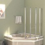 Transparente Duschwand aus gehärtetem Glas, 120 x 140 cm von vidaXL, Duschtüren - Ref: Foro24-146224, Preis: 212,71 €, Rabatt: %
