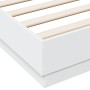 Bettgestell aus weißem Ingenieurholz 120x190 cm von vidaXL, Betten und Lattenroste - Ref: Foro24-3209884, Preis: 119,28 €, Ra...