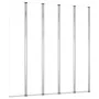 Transparent tempered glass shower screen 120x140 cm by vidaXL, shower doors - Ref: Foro24-146224, Price: 221,96 €, Discount: %