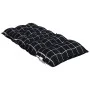 Niedrige Rückenkissen für Stühle, 6 Stück, kariertes schwarzes Oxford-Gewebe. von vidaXL, Kissen für Stühle und Sofas - Ref: ...