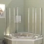Transparente Duschwand aus gehärtetem Glas, 120 x 140 cm von vidaXL, Duschtüren - Ref: Foro24-146224, Preis: 222,13 €, Rabatt: %
