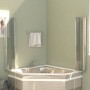 Mampara de ducha de vidrio templado transparente 120x140 cm de vidaXL, Puertas de ducha - Ref: Foro24-146224, Precio: 200,13 ...