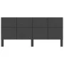 Dark gray fabric headboard 200x200 cm by vidaXL, Headboards and footboards - Ref: Foro24-287479, Price: 104,67 €, Discount: %