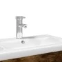 Mueble de baño con lavabo integrado roble ahumado by vidaXL, bathroom vanities - Ref: Foro24-3278773, Price: 187,30 €, Discou...