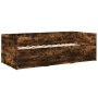 Tumbona con cajones madera ingeniería roble ahumado 90x200 cm de vidaXL, Camas y somieres - Ref: Foro24-3280822, Precio: 208,...
