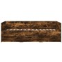 Tumbona con cajones madera ingeniería roble ahumado 90x200 cm de vidaXL, Camas y somieres - Ref: Foro24-3280822, Precio: 208,...