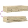 Tumbona con cajones madera ingeniería roble Sonoma 90x200 cm de vidaXL, Camas y somieres - Ref: Foro24-3280876, Precio: 171,6...