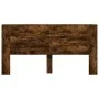 Smoked oak LED headboard 200x16.5x103.5 cm by vidaXL, Headboards and footboards - Ref: Foro24-839270, Price: 102,98 €, Discou...