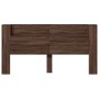 Cabecero de cama con LED marrón roble 200x16,5x103,5 cm de vidaXL, Cabeceros y pies de cama - Ref: Foro24-839272, Precio: 109...