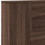 Braunes Eichenholz-Kopfteil mit LED-Beleuchtung 200x16,5x103,5 cm. von vidaXL, Kopf- und Fußteile - Ref: Foro24-839272, Preis...