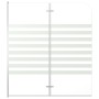 Gestreifte Duschwand aus gehärtetem Glas, 120 x 140 cm von vidaXL, Duschtüren - Ref: Foro24-146225, Preis: 173,93 €, Rabatt: %